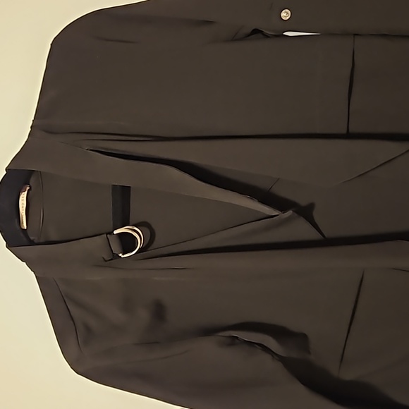 Black medium length blazer - Picture 3 of 4